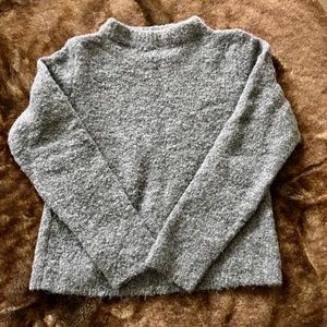Ann Taylor Wool/Alpaca Gray Sweater